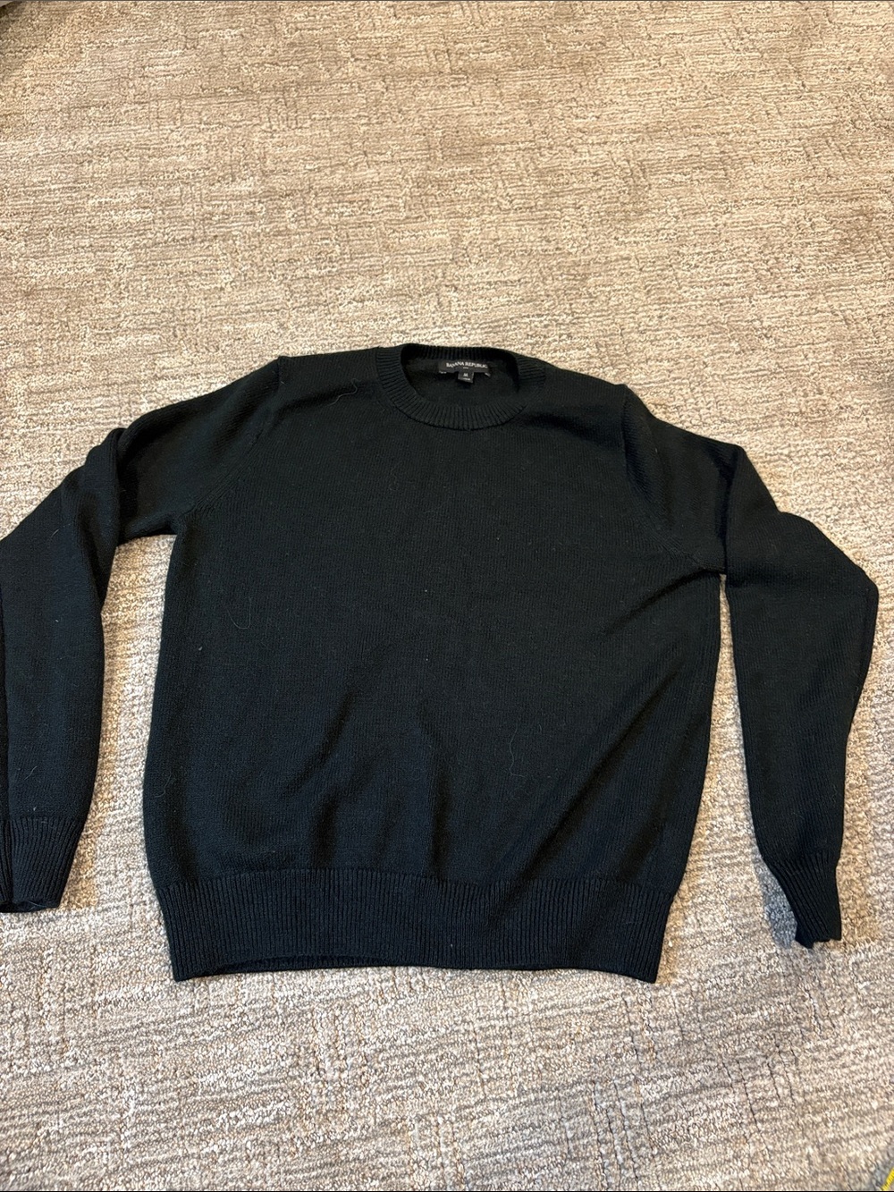 Banana Republic Black Crewneck Sweater